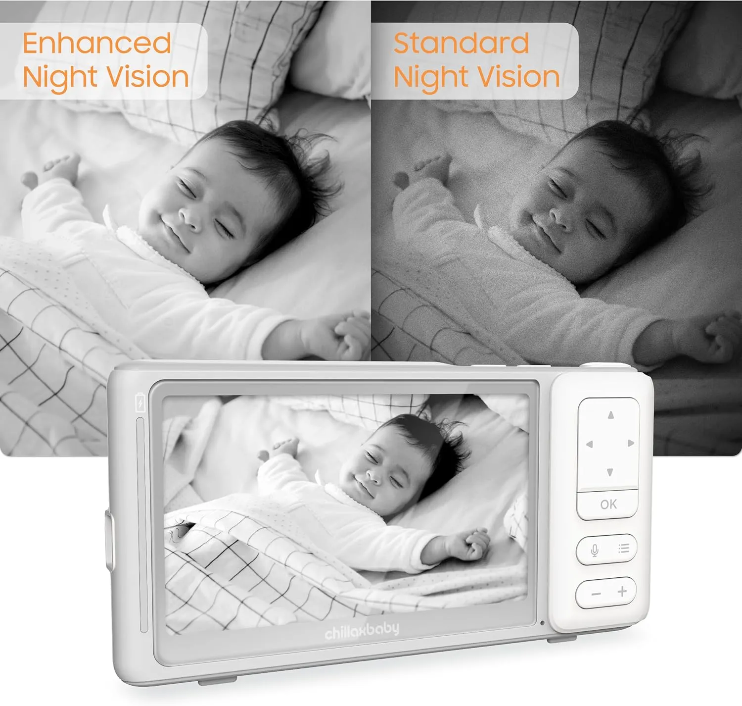 🦒 CHILLAX Giraffe Pro Max – Portable Baby Monitor for Travel 🦒