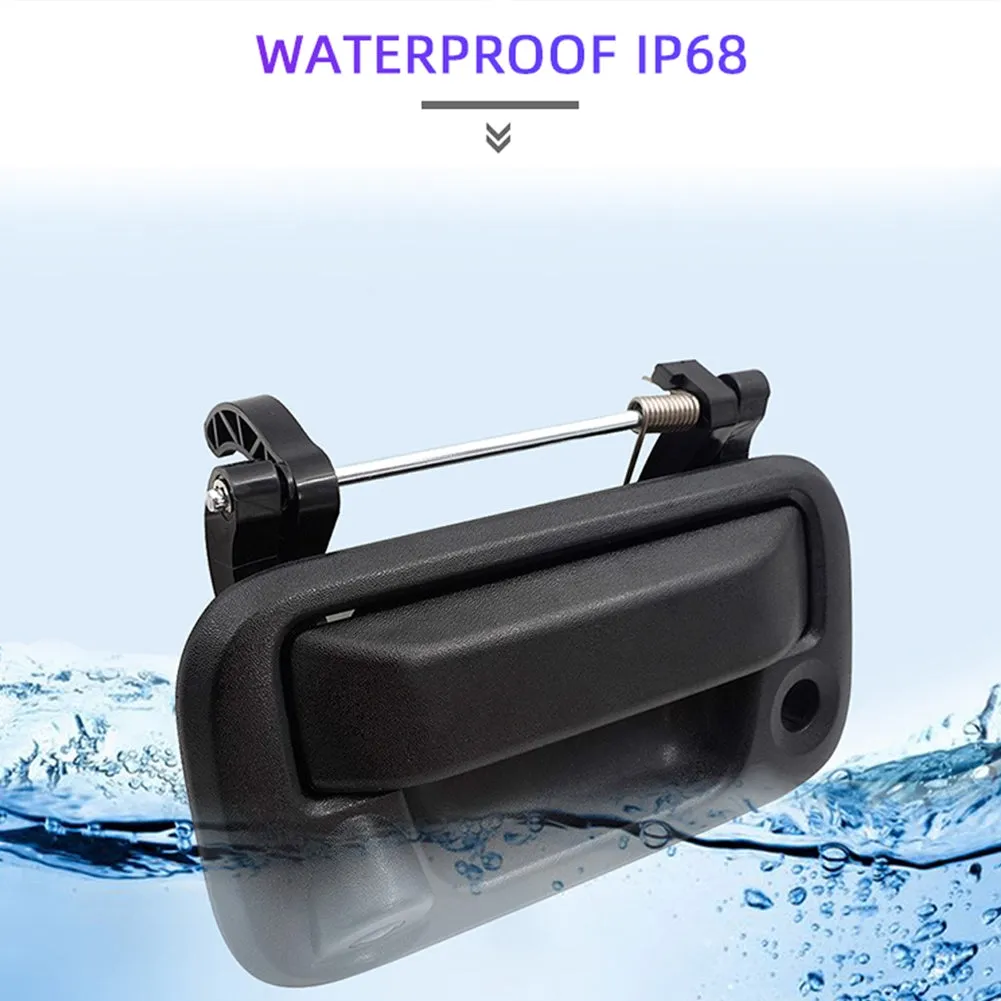 1 Set HD Car Rear View Backup Camera Trunk Handle Reversing