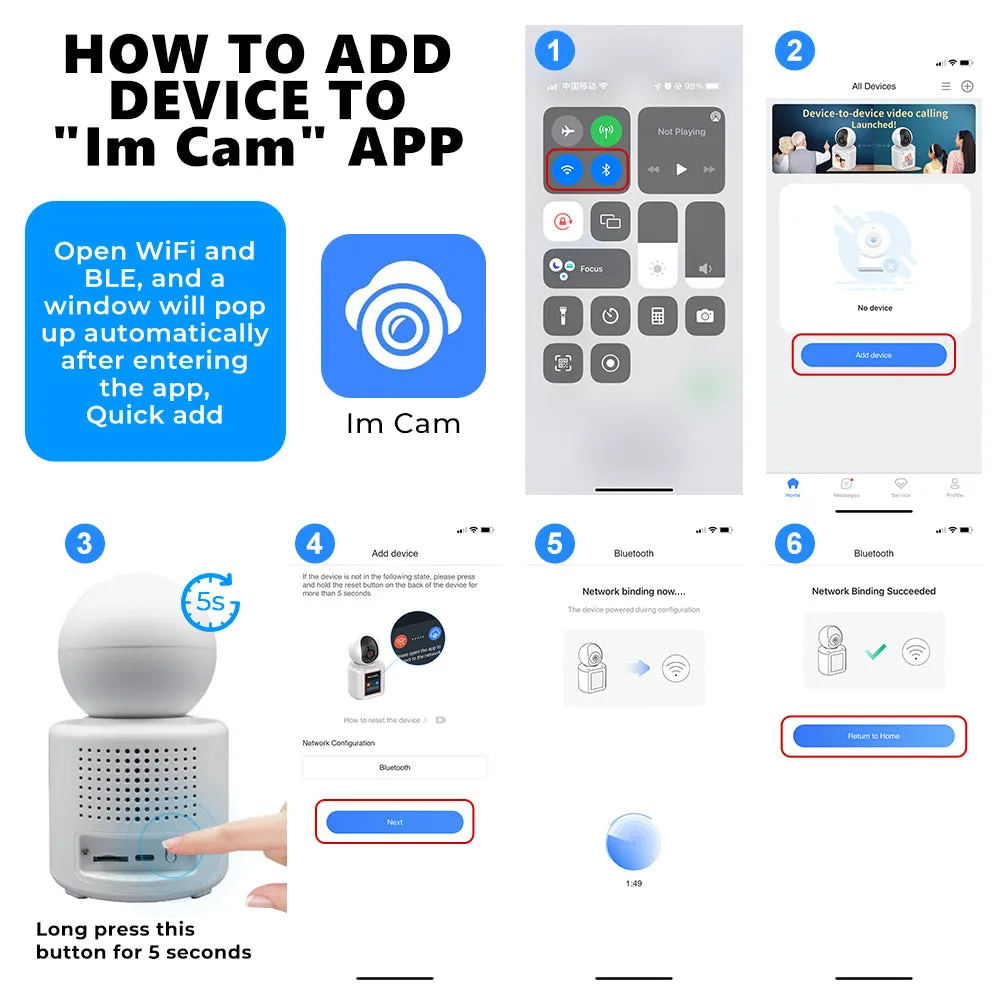 1080P HD Cctv Ai Two-Way Visual Surveillance Video Intercom Call Smart WIFI Baby Monitor Camera Wireless