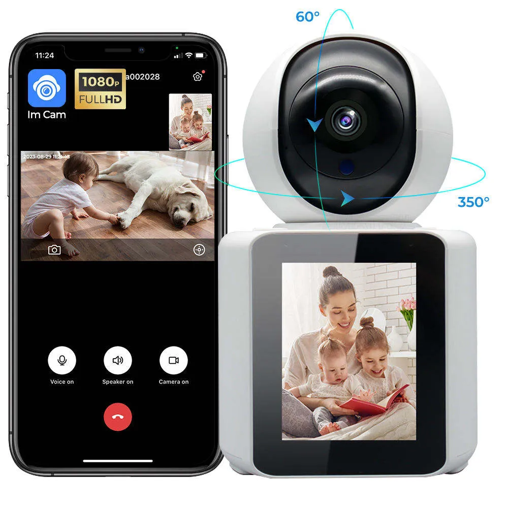 1080P HD Cctv Ai Two-Way Visual Surveillance Video Intercom Call Smart WIFI Baby Monitor Camera Wireless
