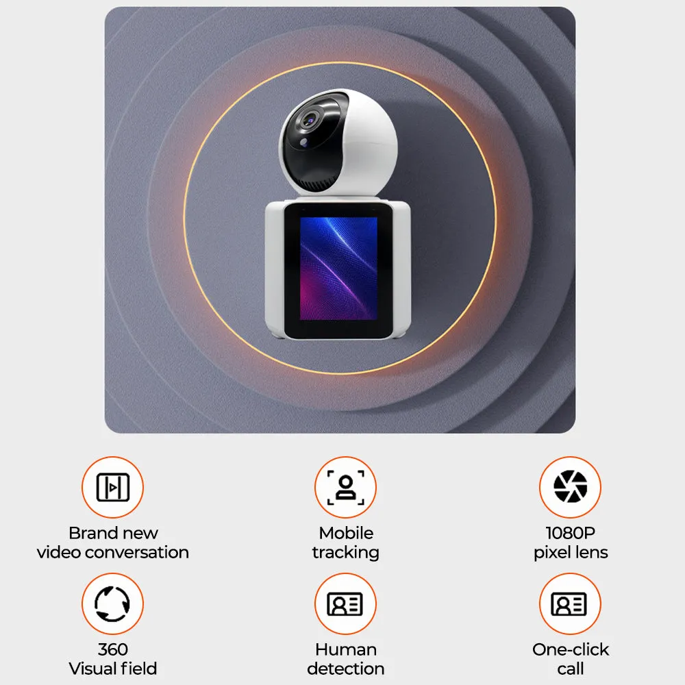 1080P HD Cctv Ai Two-Way Visual Surveillance Video Intercom Call Smart WIFI Baby Monitor Camera Wireless