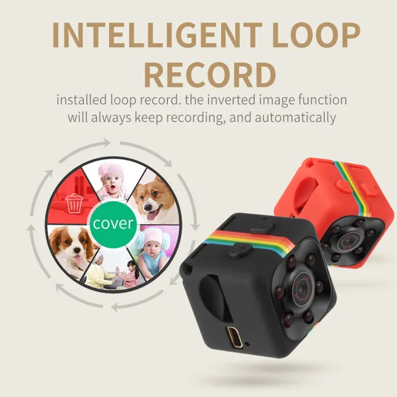 1080P HD Mini Camera Portable Small Nanny Cam Video Voice Mini DV Recorder Indoor Covert Security Camera For Home Office ﻿New