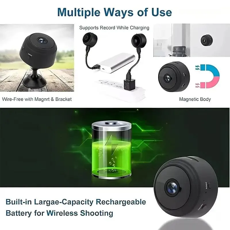 1080P Mini Wireless 2.4G Surveillance Hidden Camera