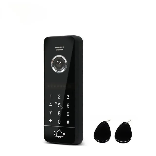 1080P Outdoor Camera with Night Vision Password Unlock RFID Cards Unlock and Waterproof Concected with Monitor
