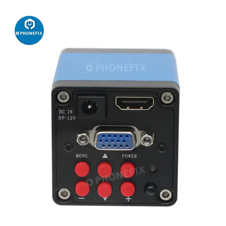 13MP Industrial Camera 130X Lens 40 LED Light Super Clamp Microscope Set