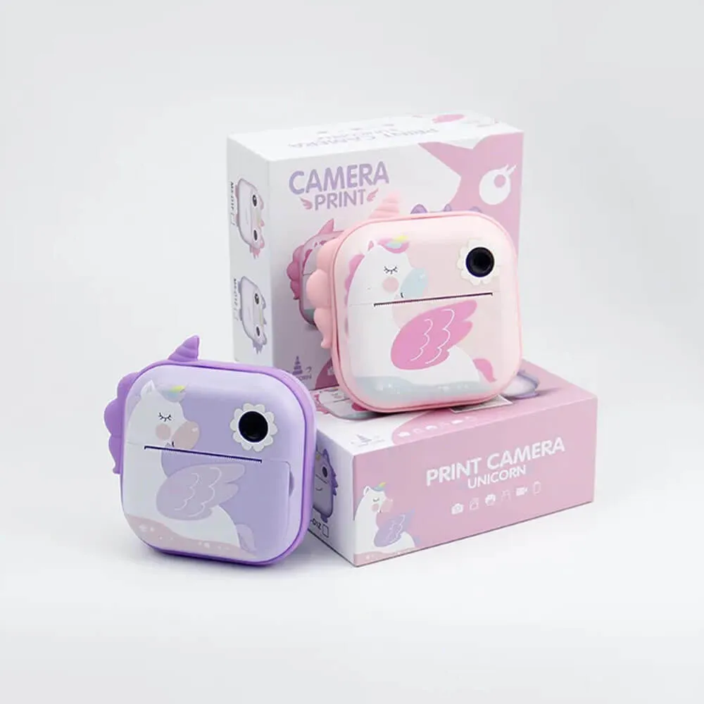 2 IN 1 UNICORN PORTABLE PRINTER & CAMERA FOR KIDS