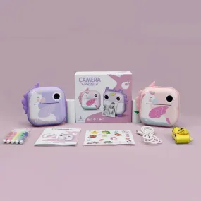 2 IN 1 UNICORN PORTABLE PRINTER & CAMERA FOR KIDS
