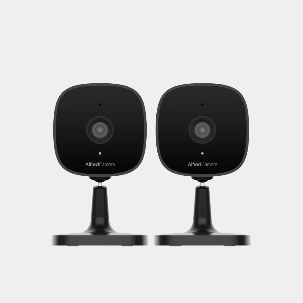 [2-Pack] AlfredCam Black - Indoor Security Camera