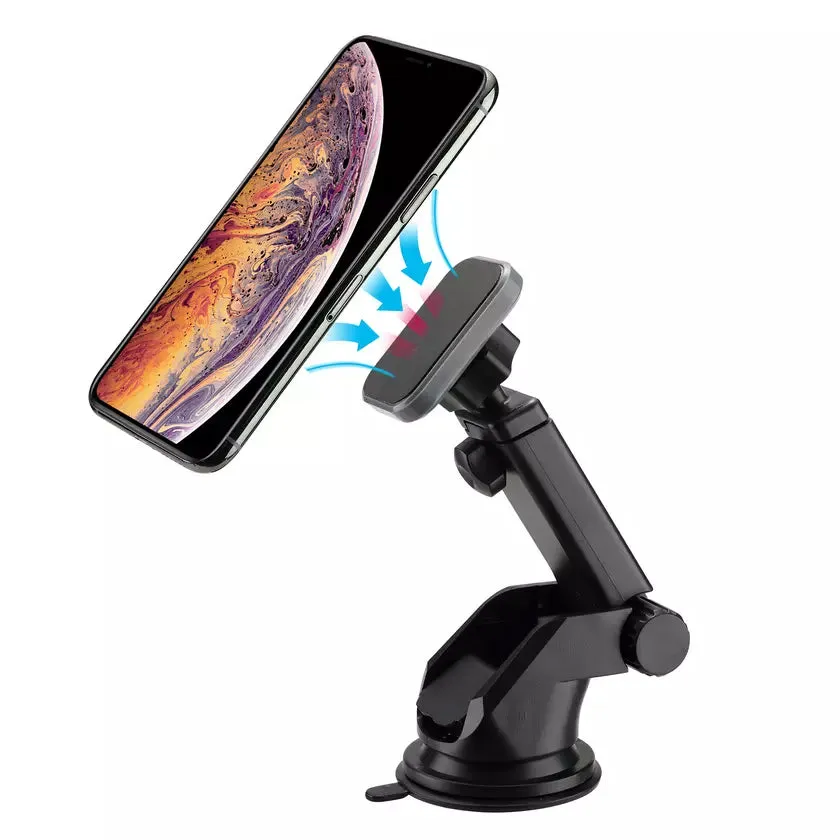 2-Pack: Magnetic Adjustable Car Mount Cellphone Holders