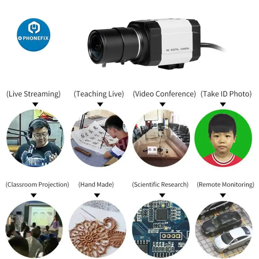 2.0MP High Speed UVC USB Webcam MJPG HD Camera