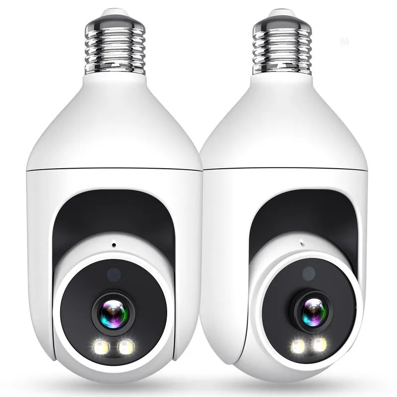 2K Light Bulb Security Camera  360° (2pc’s)