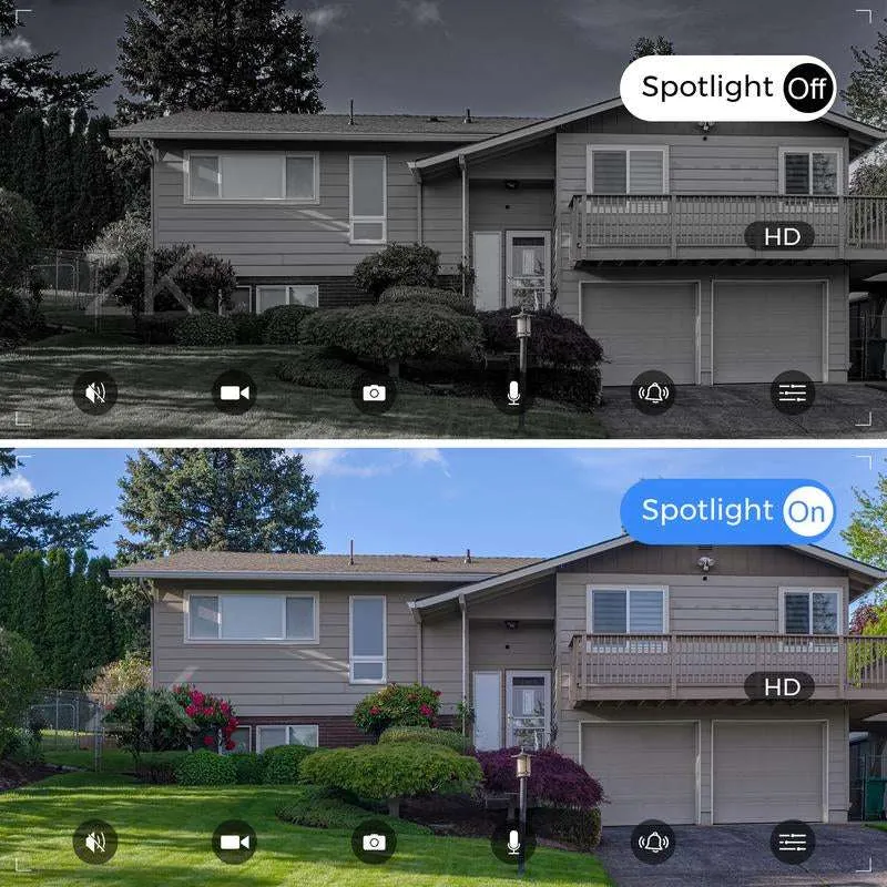 2K Light Bulb Security Camera  360° (2pc’s)