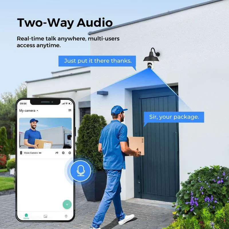 2K Light Bulb Security Camera  360° (2pc’s)