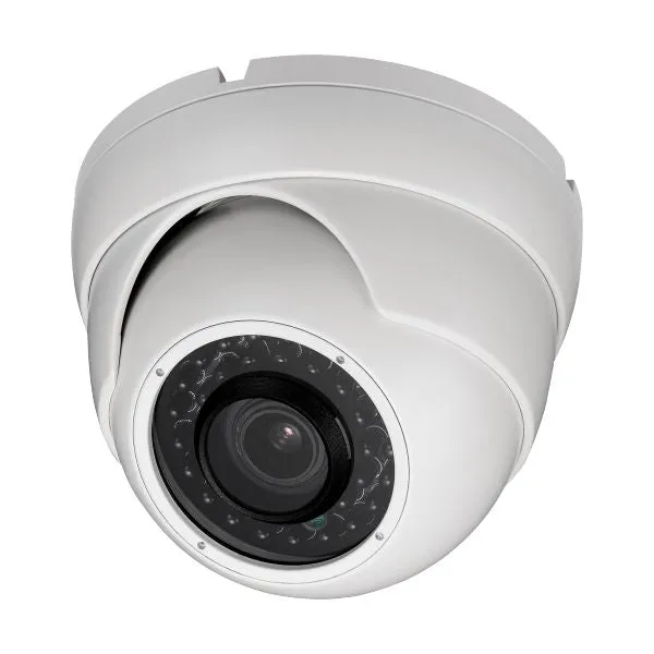2MP HD TVI 1080P Armored Dome Camera Vari-focal, motorized zoom, White