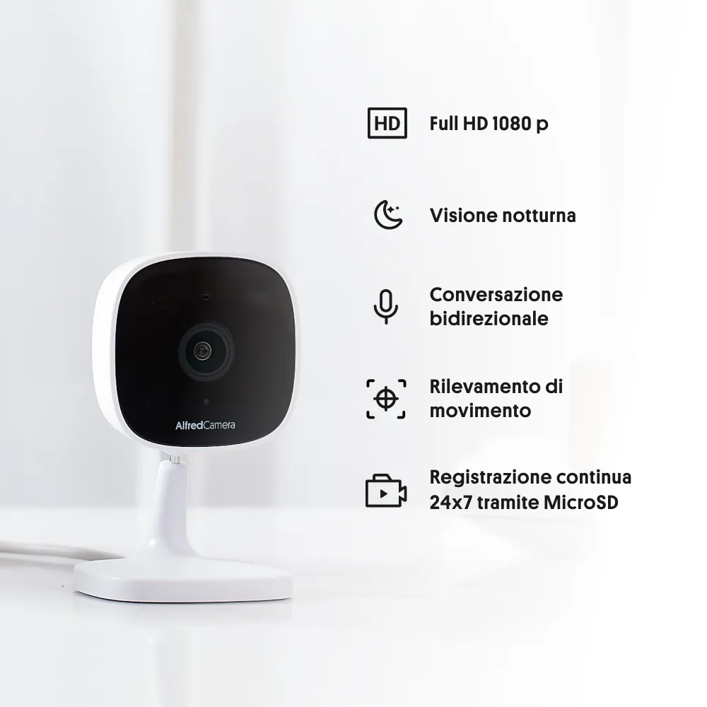 [3-Pack] AlfredCam - Indoor Security Camera