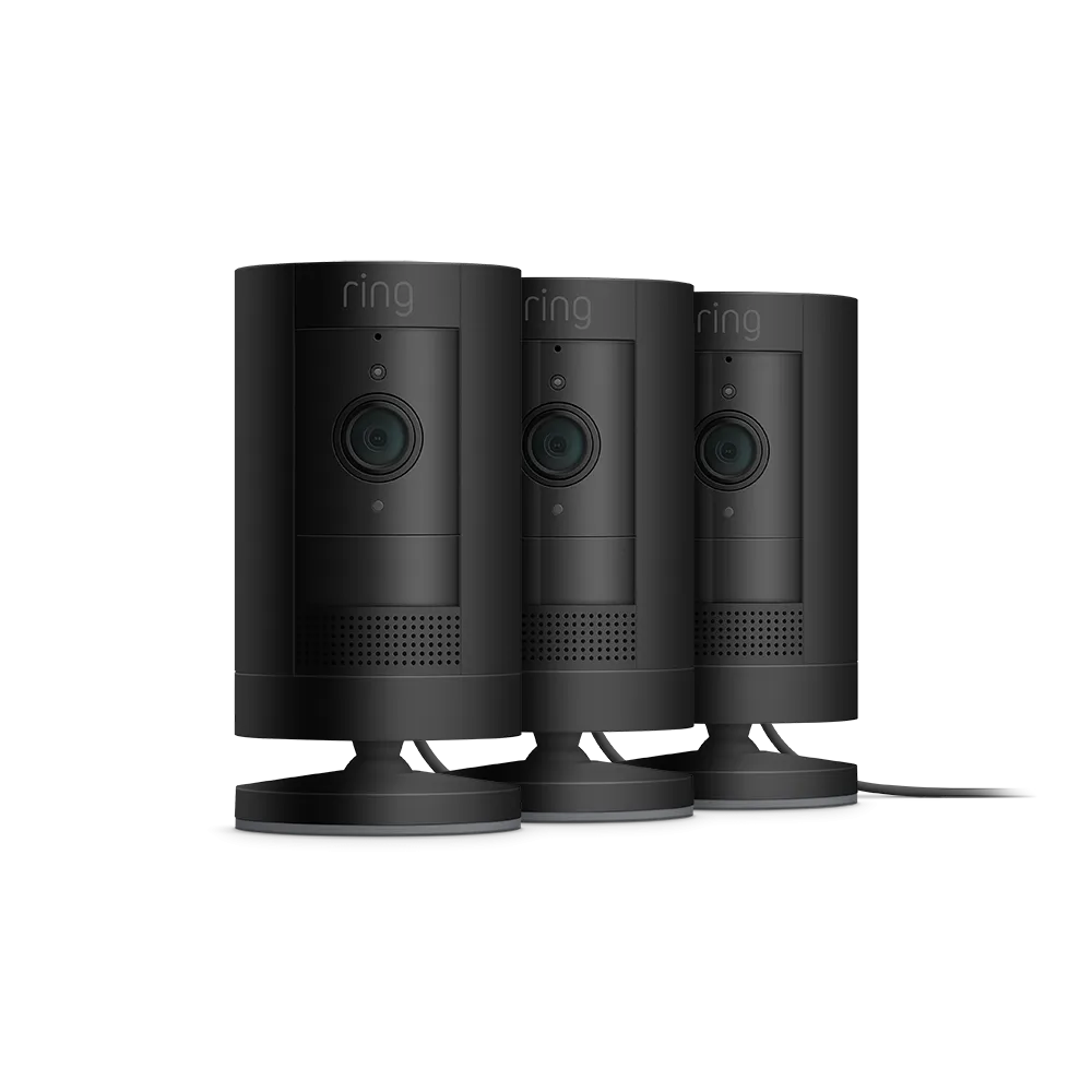 3-Pack Outdoor Security Camera | Stick Up Cam Plug-In