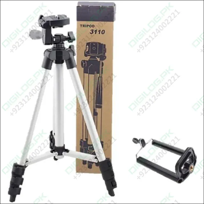 3110 Tripod Adjustable Portable Scalable Pan Head Tripod Mount Bracket Holder Fold Able Tripod Stand For Camcorders Dslr Camera For Smart Phone