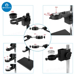 35/40/50/76mm C-Mount Lens Adapter Ring For Microscope Camera