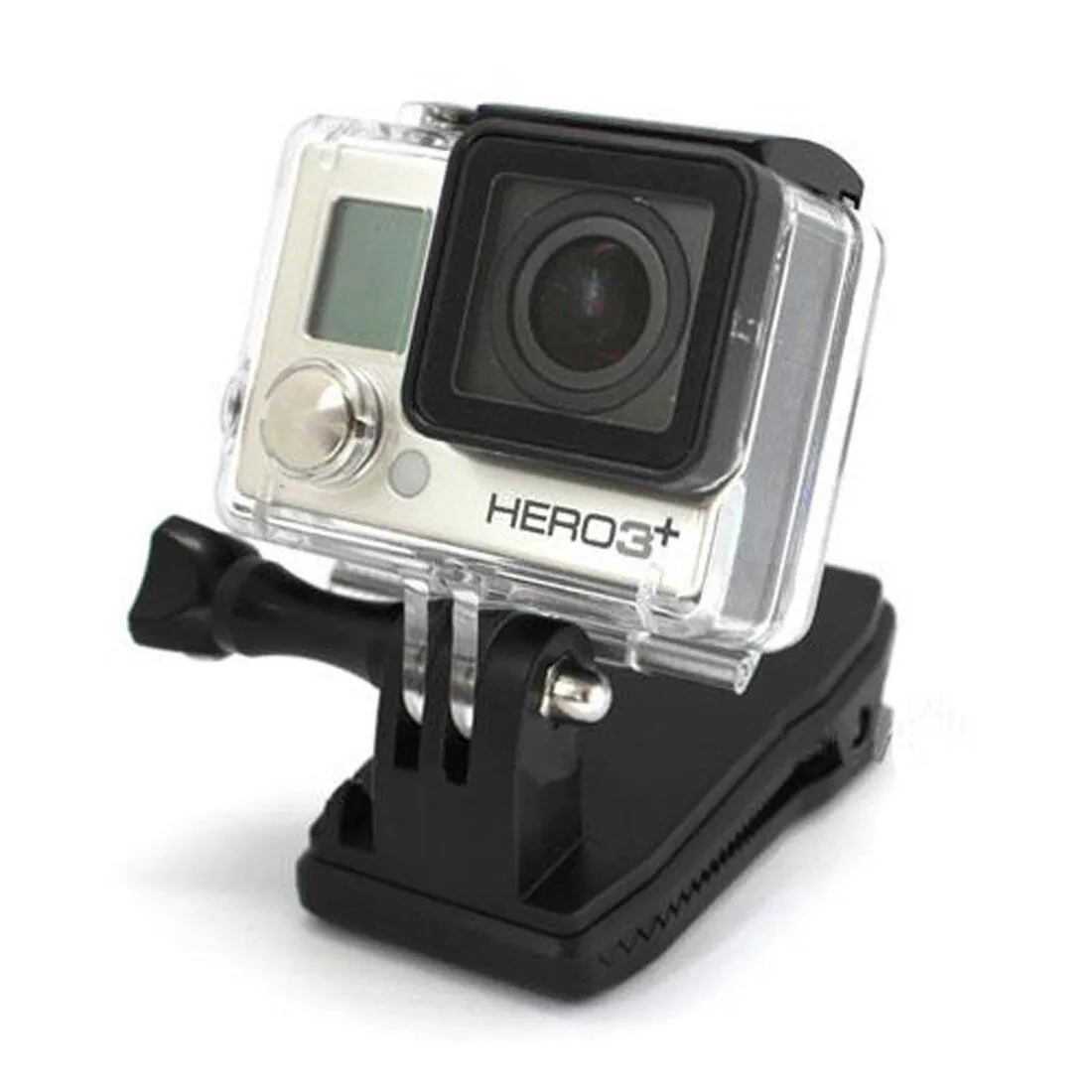 360' Rotary Backpack Hat Rec-Mounts Clip Fast Clamp Mount for GoPro Hero 2 3 3 