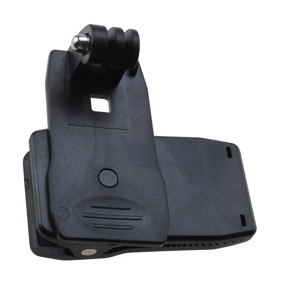 360' Rotary Backpack Hat Rec-Mounts Clip Fast Clamp Mount for GoPro Hero 2 3 3 