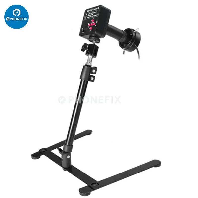 38MP Digital Industrial Camera HDMI USB Microscope Stand CPU Repair