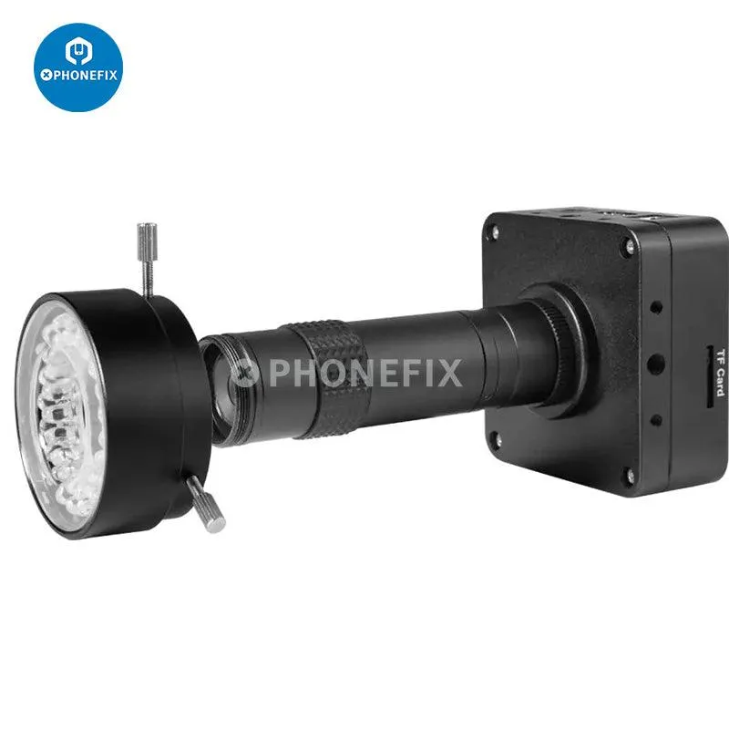 38MP Digital Industrial Camera HDMI USB Microscope Stand CPU Repair