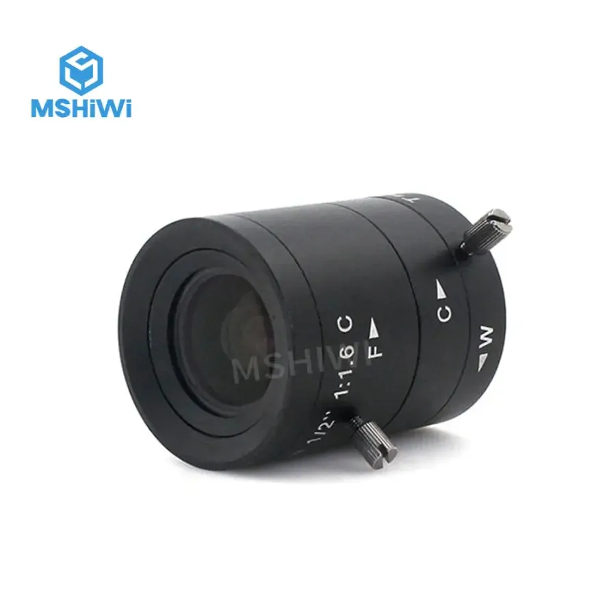 3MP 6-12mm Varifocal Len Aperture F1.6 C-Mount For 1/1.2" Sensor