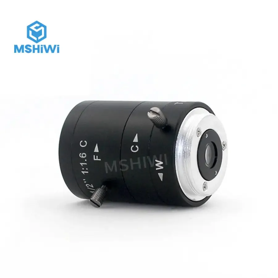 3MP 6-12mm Varifocal Len Aperture F1.6 C-Mount For 1/1.2" Sensor