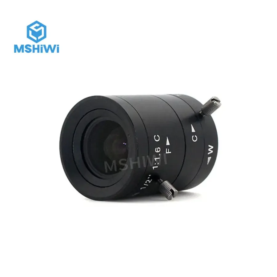 3MP 6-12mm Varifocal Len Aperture F1.6 C-Mount For 1/1.2" Sensor