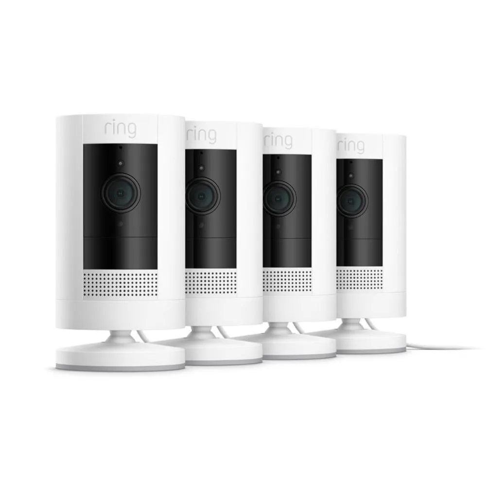 4-Pack Outdoor Security Camera | Stick Up Cam Plug-In