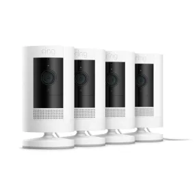 4-Pack Outdoor Security Camera | Stick Up Cam Plug-In