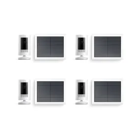 4-Pack Outdoor Security Camera | Stick Up Cam Solar