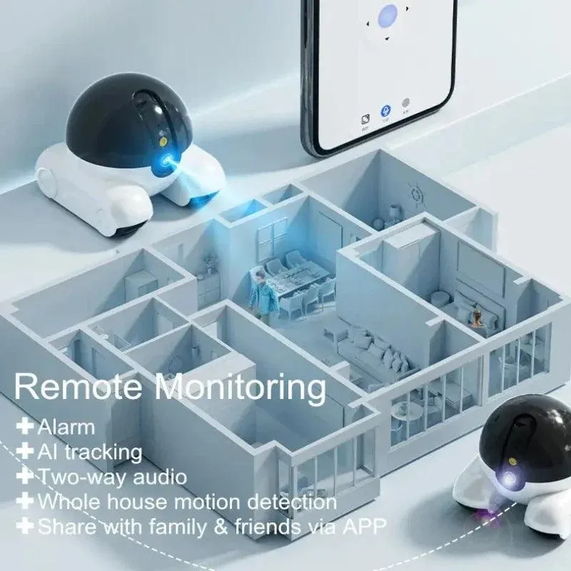 4G Pet Monitoring Camera 360 Panoramic View