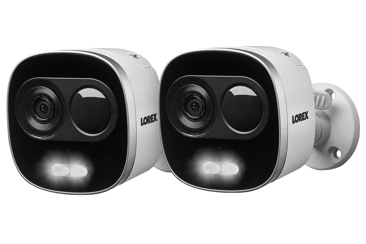 4K Active Deterrence Network Security Camera (2-pack)