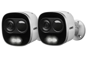 4K Active Deterrence Network Security Camera (2-pack)