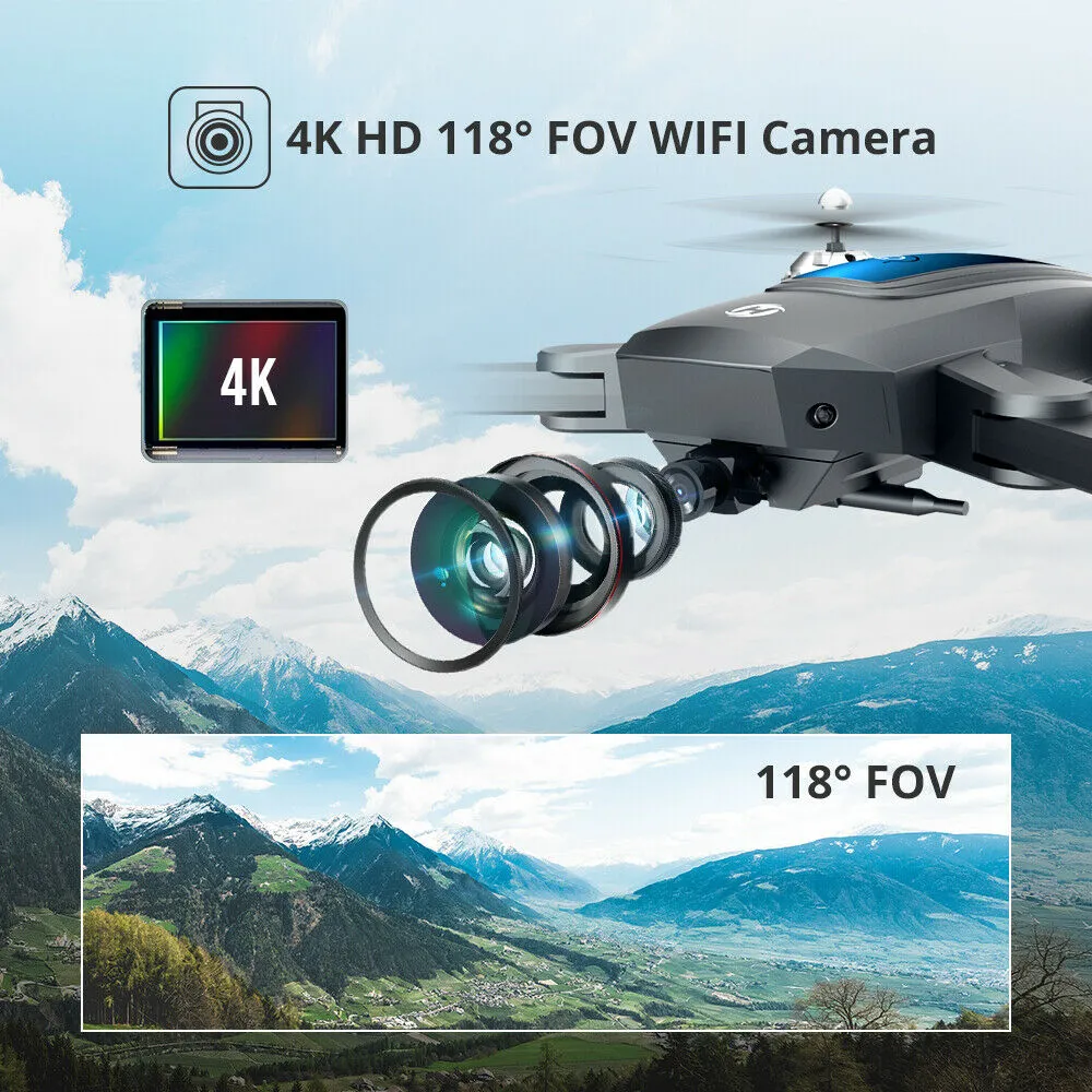 4K HD Camera Foldable Selfie Drone - Ultimate Best !!