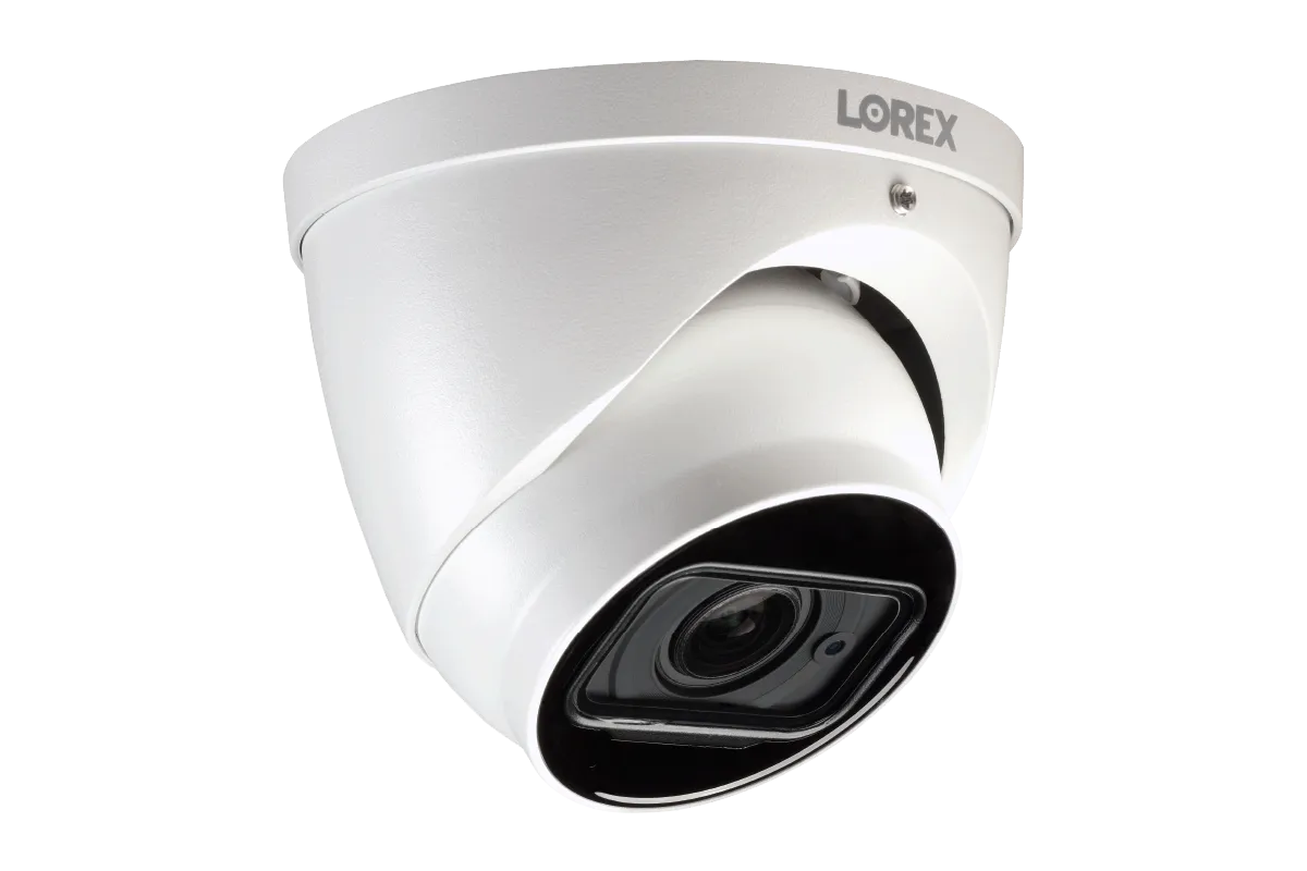 4K Ultra HD Motorized Varifocal Dome Security Camera with Color Night Vision (2-pack)