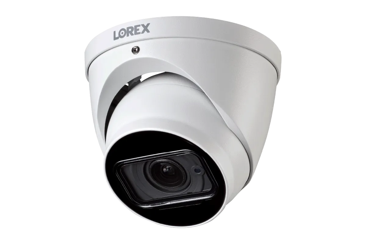 4K Ultra HD Motorized Varifocal Dome Security Camera with Color Night Vision (2-pack)