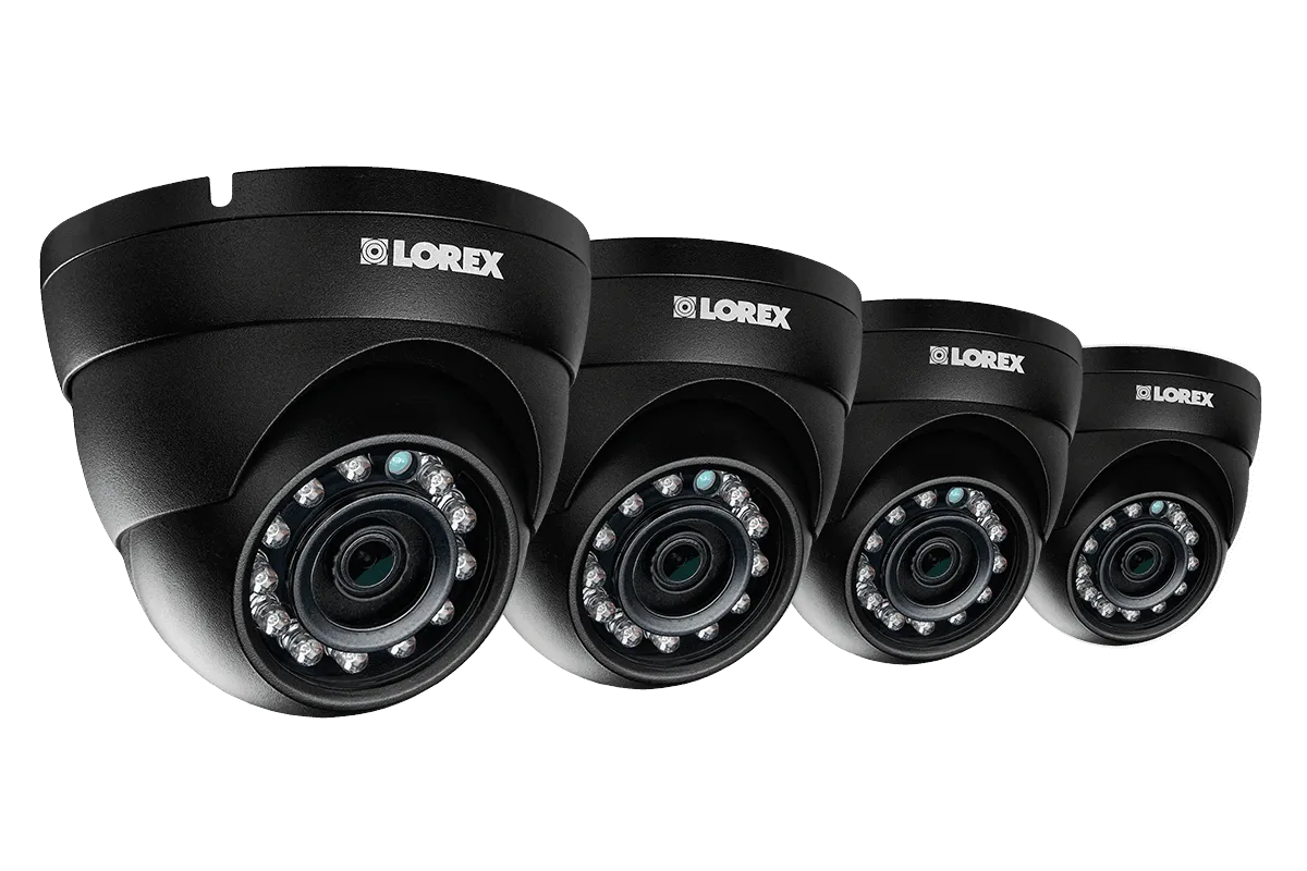 4MP HD IP Dome Security Camera with Color Night Vision (4-pack)