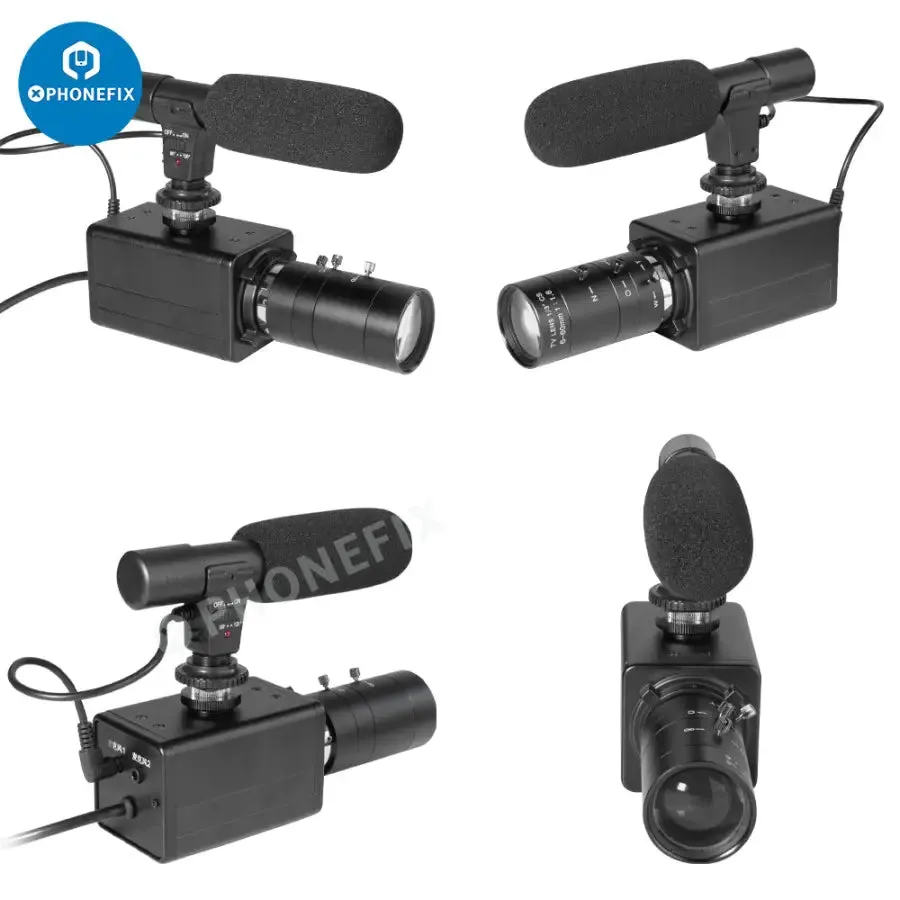 5.0MP 4K USB Webcam 10X Optical Zoom HD Camera with Microphone