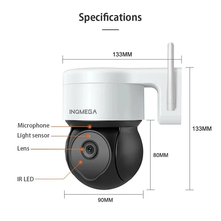 5MP Outdoor PTZ Camera GHomeSmart®