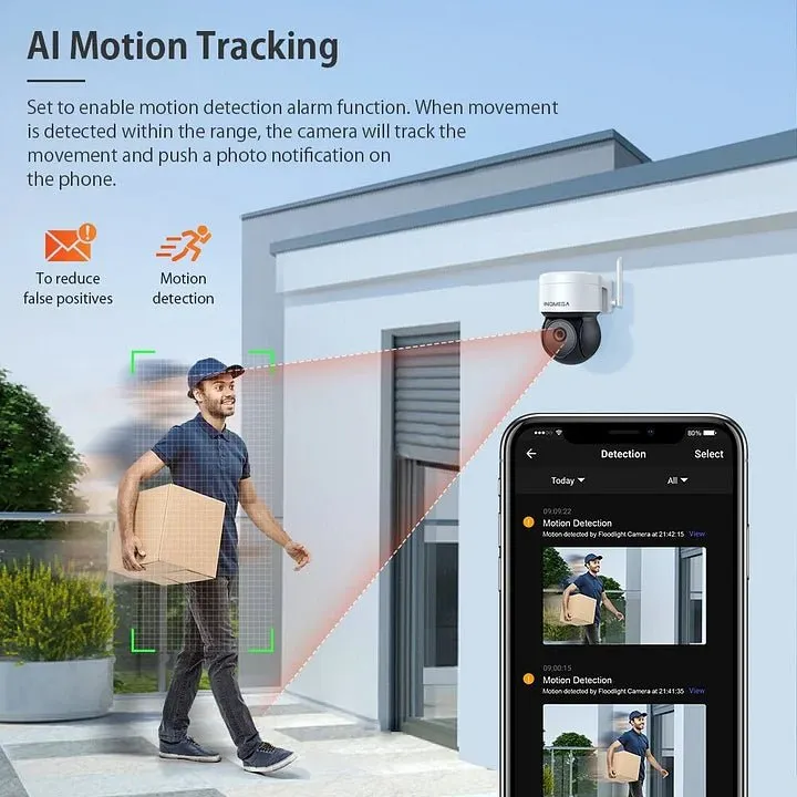 5MP Outdoor PTZ Camera GHomeSmart®