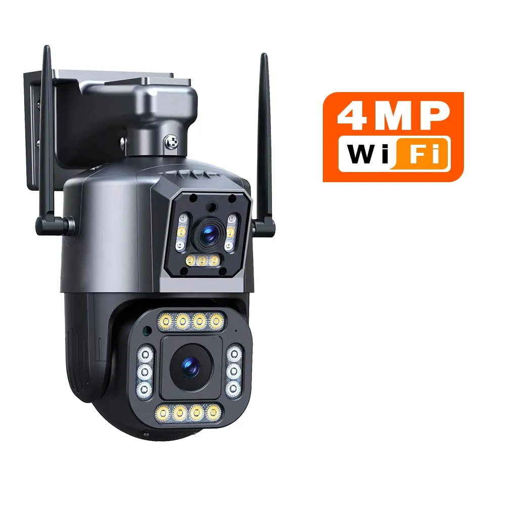 8MP PTZ WiFi Camera with Auto Tracking, Color Night Vision and IPC360 App for Outdoor Surveillance
