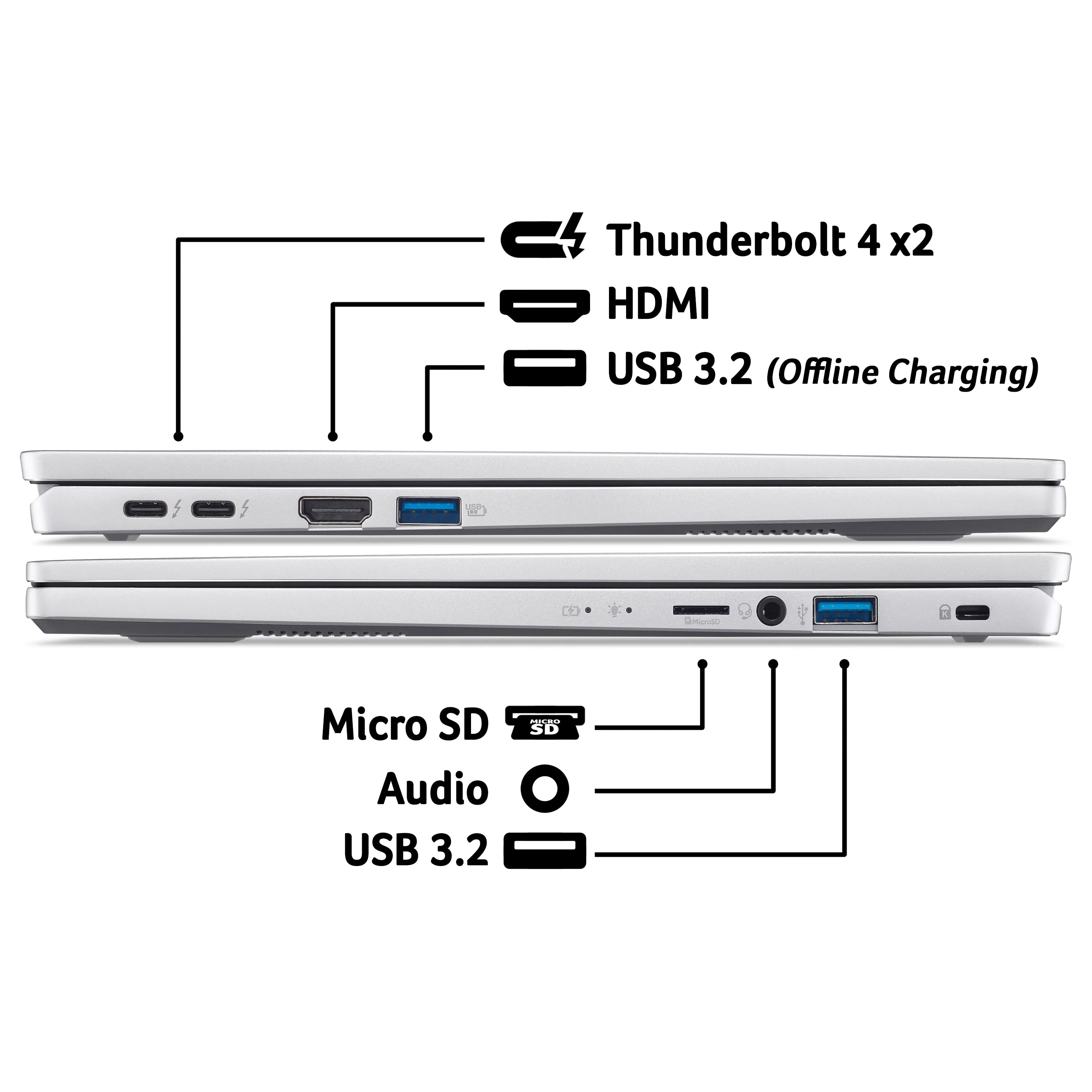 Acer | Swift Go SFG14-71-53Z3 Laptop | Core i5 | 14" QHD | 16GB RAM | 512GB SSD  - Silver