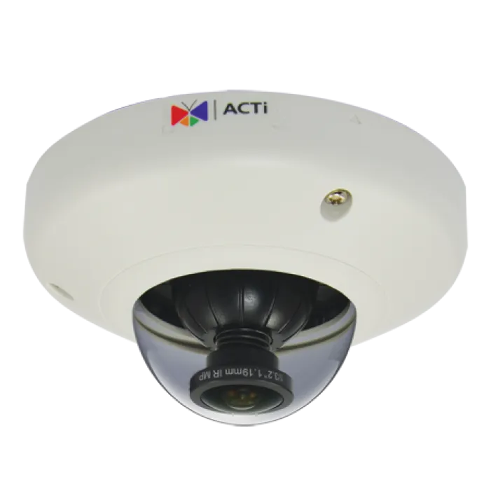 Acti E96 5Mp 360-Degree Ip Fisheye Vandal Dome, 1.19Mm