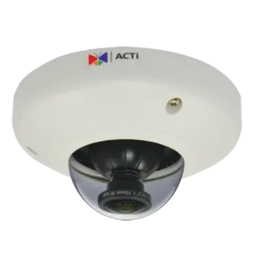 Acti E96 5Mp 360-Degree Ip Fisheye Vandal Dome, 1.19Mm
