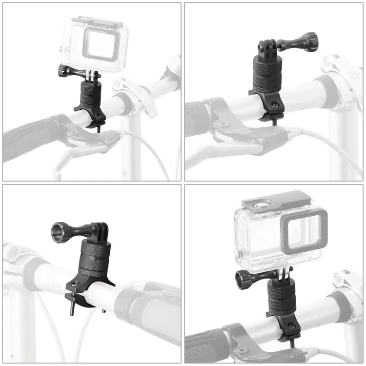 Aluminum Alloy Bicycle Mounting Bracket Bicycle Clip For Action Camera(Red)