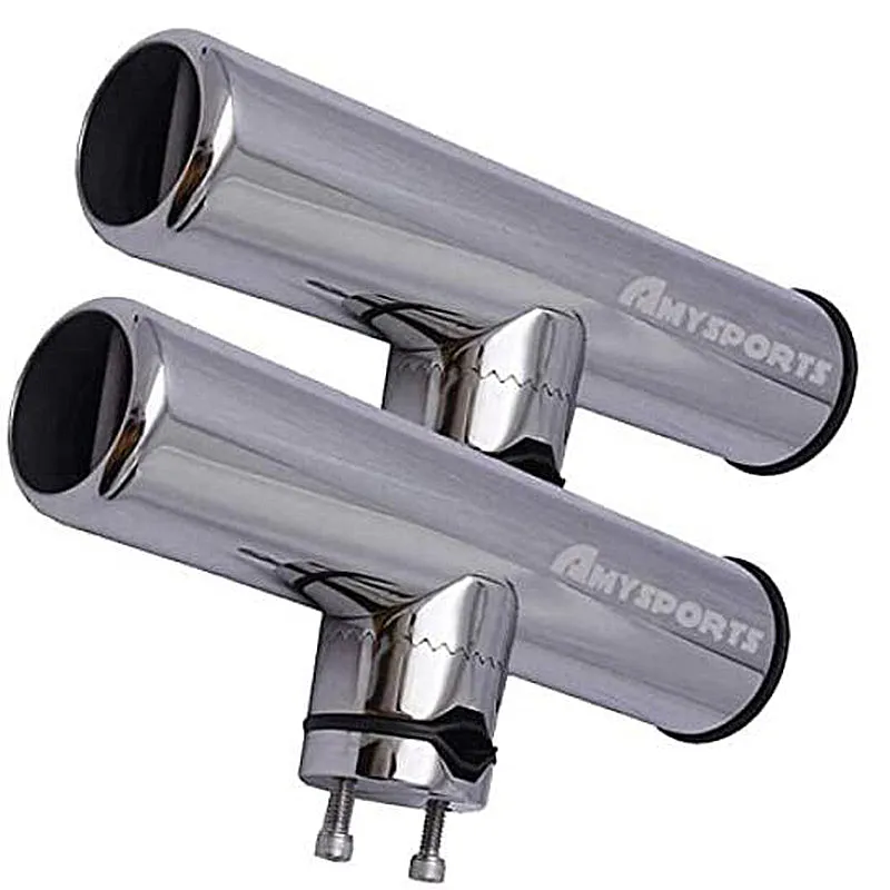 AMYSPORTS 2-4 PCS Rail Mount Rod/ Boat Clamp Holders