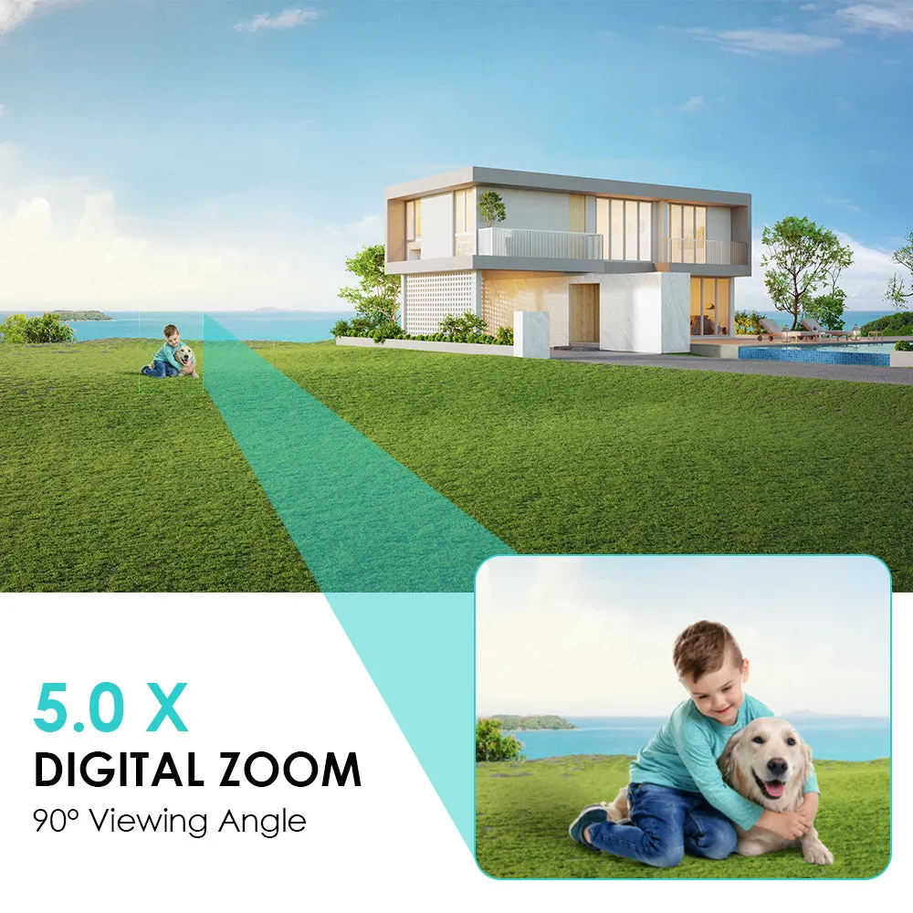 Anbiux 8MP 4K Ip Camera 5MP Speed Dome Auto Tracking Ptz Camera Smart Home Outdoor Draadloze Wifi Camera Surveillance monitor