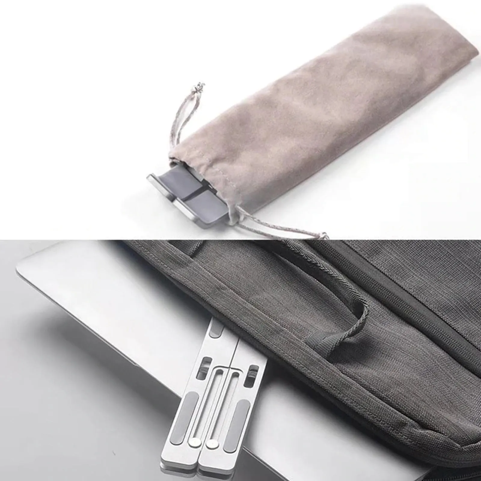 AnjieloSmart Adjustable Folding Tablet Bracket Mount Stand Holder Portable for Laptop iPad